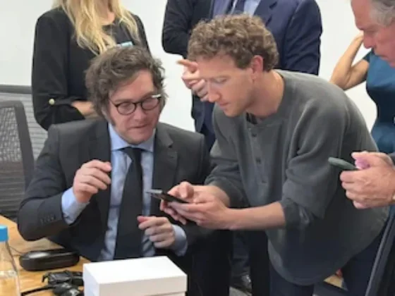 Mark Zuckerberg grabó un mensaje para Javier Milei