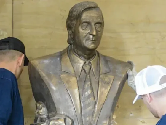 El Gobierno retiró el busto del expresidente Néstor Kirchner de una oficina de la ANSES