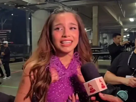 Emilia Mernes se largó a llorar en los Latin Grammy 2024: “Fue una semana intensa”
