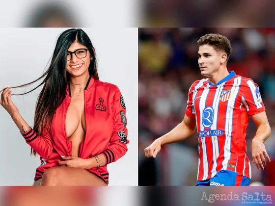 La actriz porno Mia Khalifa negó tener un romance con Julián Álvarez