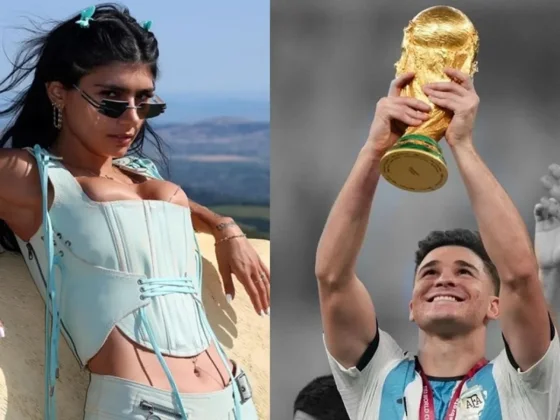 Vincularon a Julián Álvarez con Mia Khalifa: el contundente comunicado de la actriz