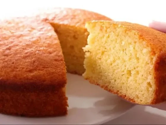 Receta de bizcochuelo sin harina, rico y fácil: ideal para los mates en días nublados
