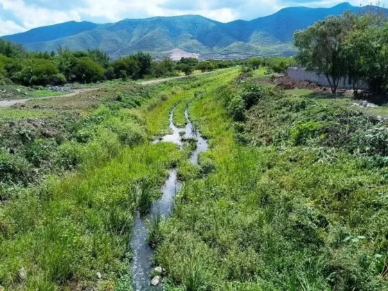 Se acondiciona el desagüe aliviador del canal Velarde