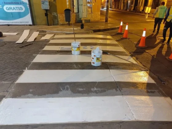 Continúa la demarcación de senda en diferentes sectores del municipio