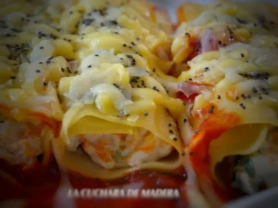 Canelones de verduras con ricotta en 30 minutos