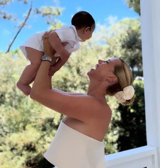 Nicole Neumann tiró la casa por la ventana en el bautismo de Cruz