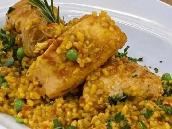 Receta de pollo al estilo indio con arroz yamaní para "chuparse los dedos"