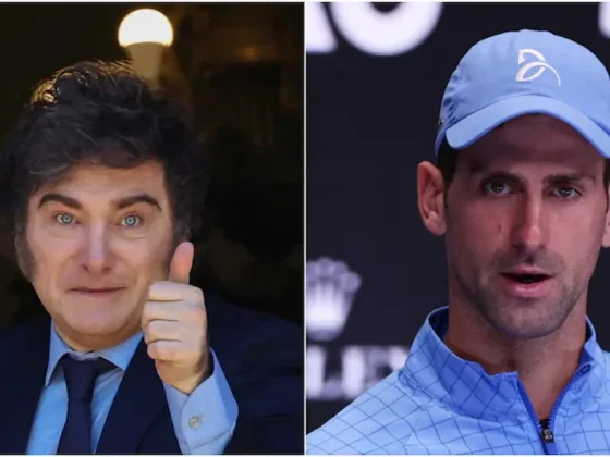 Novak Djokovic se reunirá con Javier Milei en la Quinta de Olivos