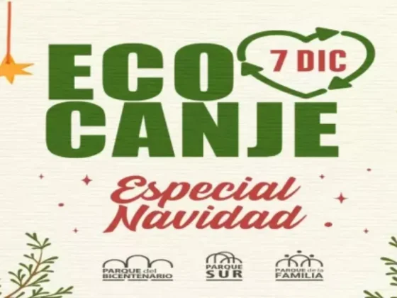 Ecocanje especial de Navidad en los Parques Urbanos