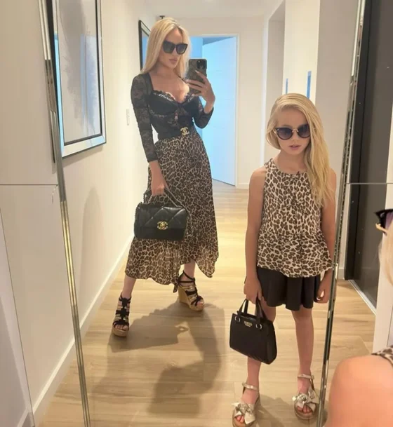 Luciana Salazar maquilló a su hija Matilda e impacto con su gran parecido