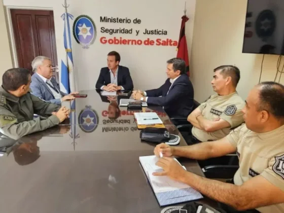 Autoridades de Seguridad realizaron una reunión informativa sobre la aplicación del Plan Güemes