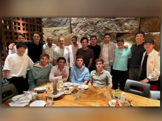 Franco Colapinto participó de un evento especial con los pilotos de F1