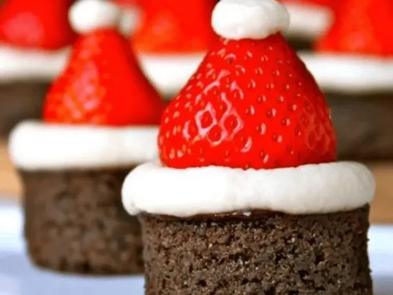 Brownies navideños: un postre creativo y sencillo que se hace en menos de una hora