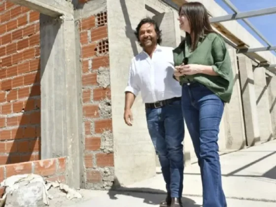 Sandra Pettovello y el gobernador Sáenz recorrieron las obras de la Técnica Tesla