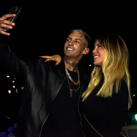La abrupta y escandalosa llegada de Wanda Nara y L-Gante al país