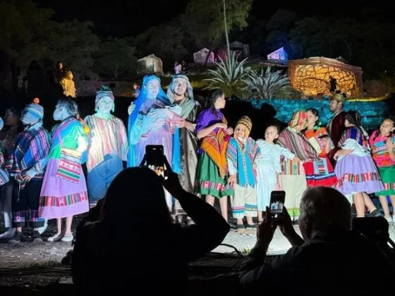 La ciudad disfrutó del encanto del Pesebre Viviente