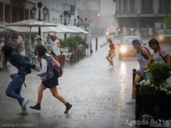 Salta sigue en alerta por tormentas fuertes