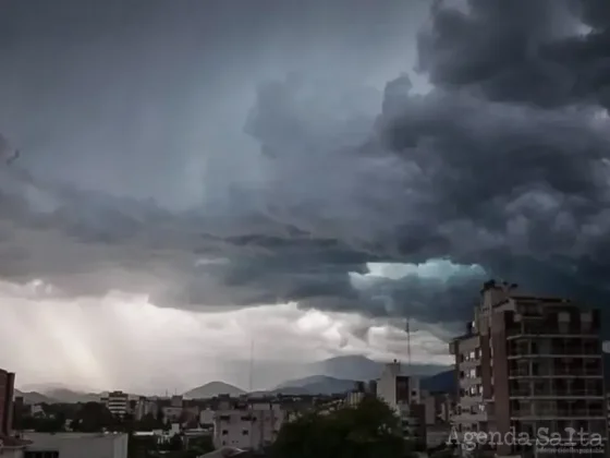 Salta comienza la semana con alerta por tormentas fuertes