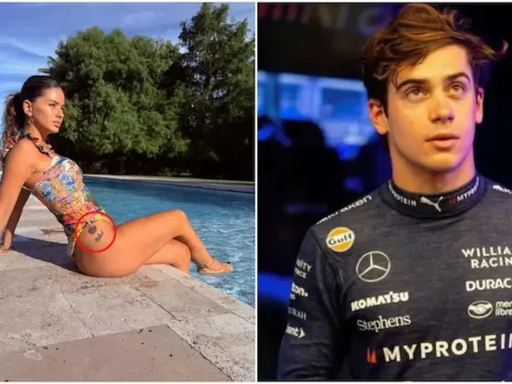 Aseguran que la China Suárez se hizo un tatuaje en homenaje a Franco Colapinto y después se lo tapó: la foto