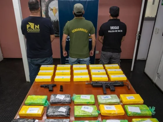 Se secuestraron más de 35 kg de cocaína y desbarataron una organización narcocriminal