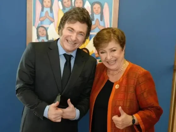 Milei se reunirá con la titular del FMI antes de ver a Trump