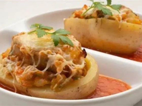Papas rellenas con carne, una idea genial para comidas rápidas