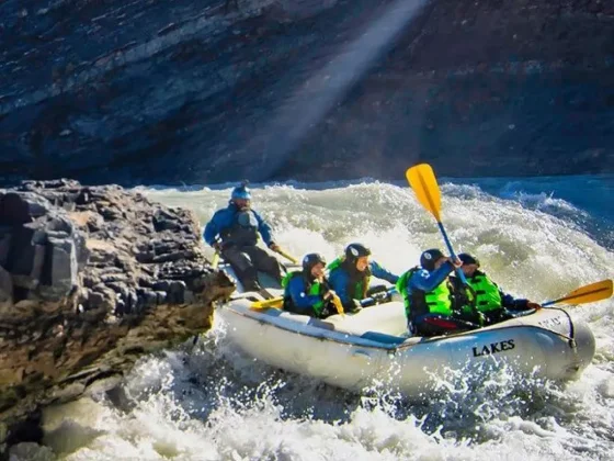 Tres personas murieron en una excursión de rafting en El Chaltén