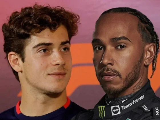 Así fue el ingenioso comentario de Colapinto a Hamilton en su llegada a Ferrari
