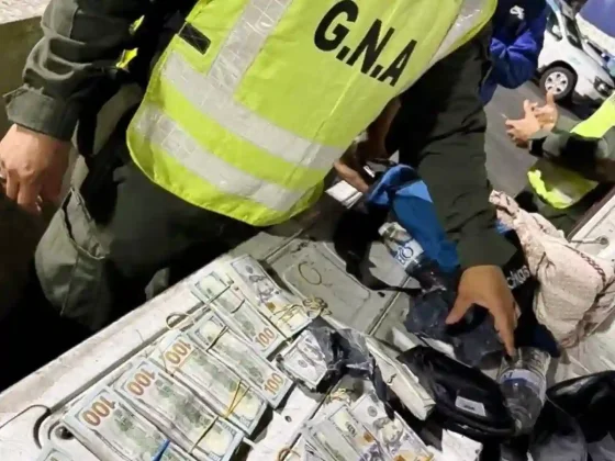 Boliviano detenido con más de 100 mil dólares escondidos en una caja de jugo