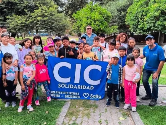 Niños de las colonias de vacaciones de los CICs recorrieron el parque San Martín