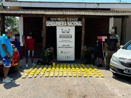 Decomisan más de 100 kilos de cocaína  y detienen a dos salteños