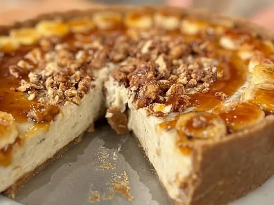 Cómo hacer una deliciosa tarta mousse de banana y caramelo