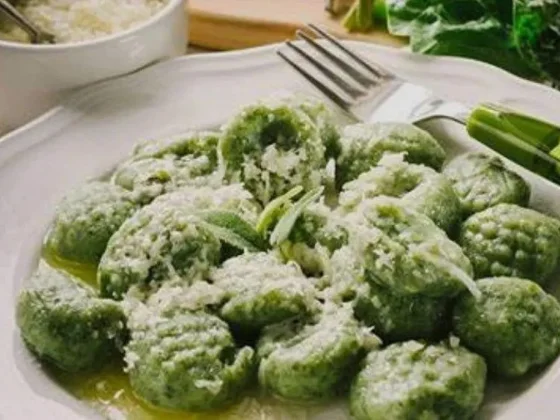 Ñoquis de ricotta y albahaca, sabor de verano