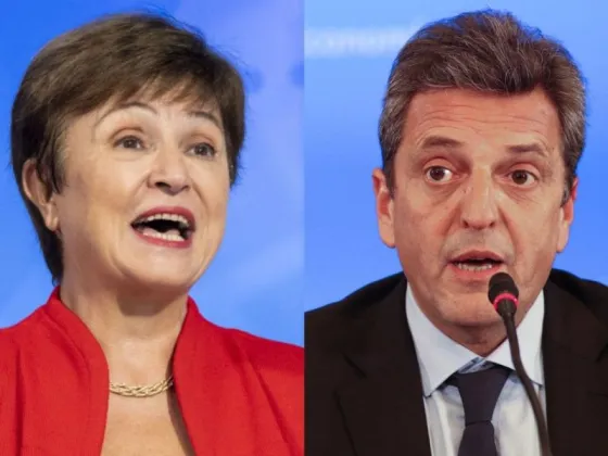 Kristalina Georgieva felicitó a Sergio Massa y aseguró que es "vital" para ayudar a la Argentina