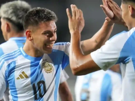 Goleada histórica de la selección argentina Sub 20 a Brasil por el Sudamericano