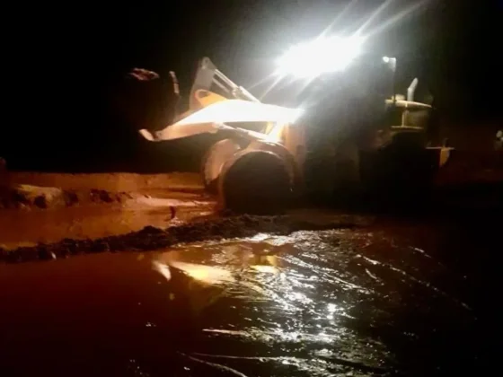 Así está la RN 68 tras las intensas lluvias de las últimas horas