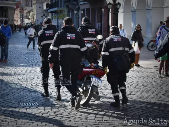 Secuestran motos mal estacionadas en el microcentro