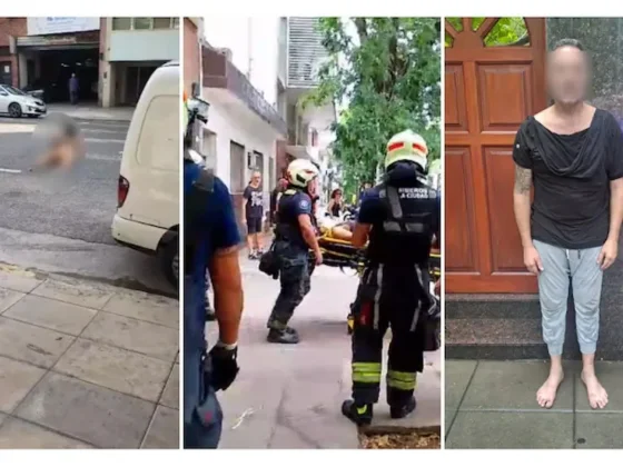 TERRIBLE: una mujer se tiró al vacío semidesnuda y denunció que su pareja la drogaba y explotaba sexualmente