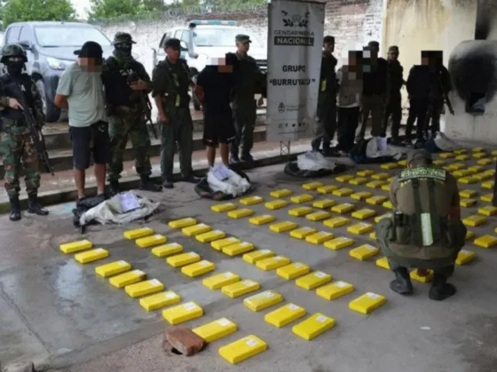Gendarmería secuestró en Tucumán más de 150 kilos de cocaína