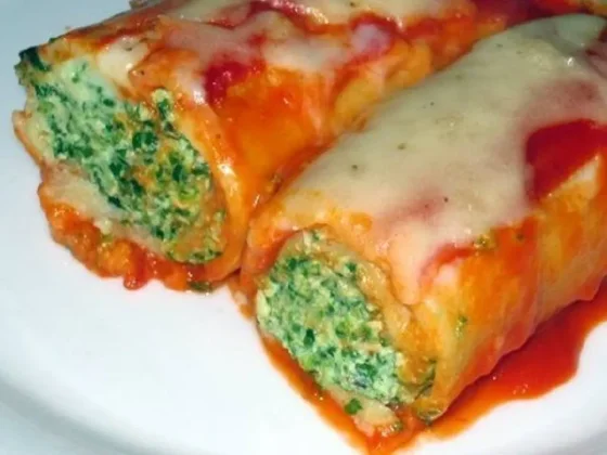 Los más ricos panqueques de ricota y verduras con queso