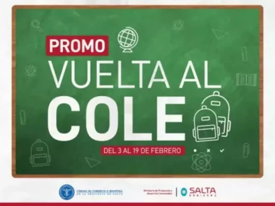 "Vuelta al cole": está habilitado el registro de comercios que quieran adherirse a la promoción