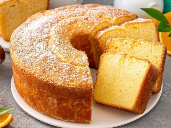 Cómo hacer una torta matera de naranja para la merienda