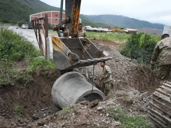 Finalizó la obra de refuncionalización y entubado del canal pluvial Urkupiña