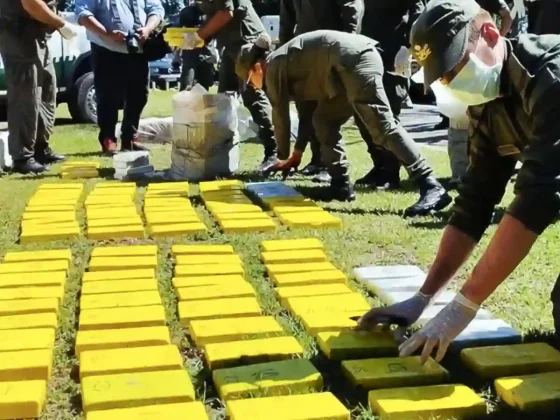 Millonario secuestro de cocaína en el norte de la provincia
