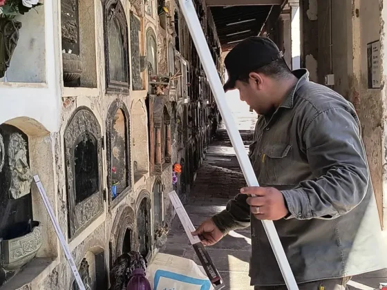 Ejecutaron obras de iluminación y recambio de cañerías en los cementerios municipales
