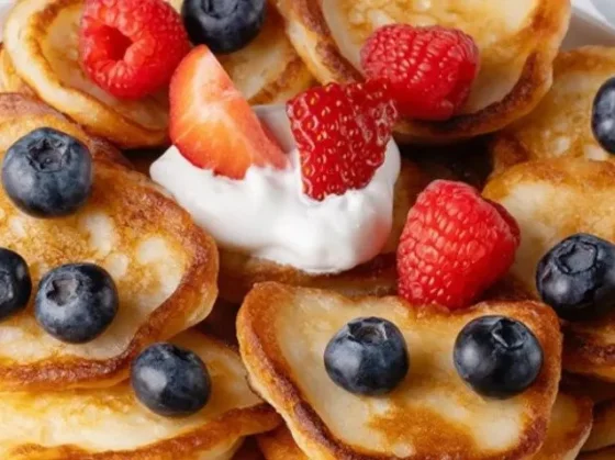 Mini pancakes: una opción liviana para incorporar en los desayunos y meriendas de verano
