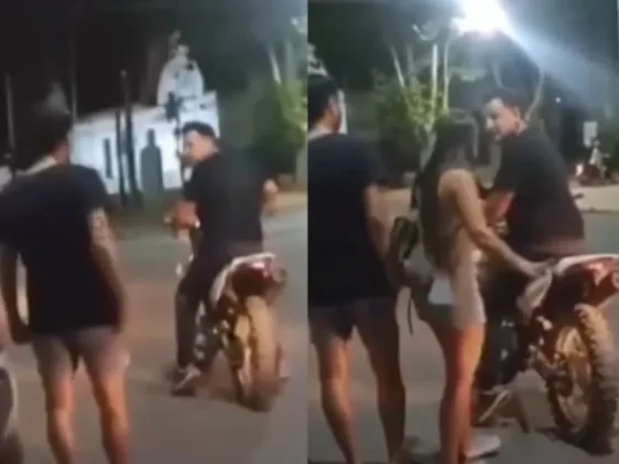 Atacó a golpes a su hija por no usar casco