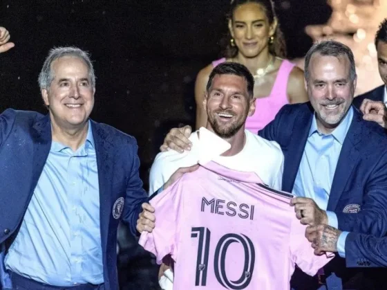 Los dueños del Inter Miami llegaron al país para reunirse con Milei