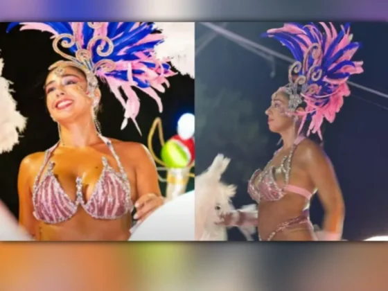 Noche de fiesta: La intendenta de Aguilares se lució con tacos y plumas en el carnaval