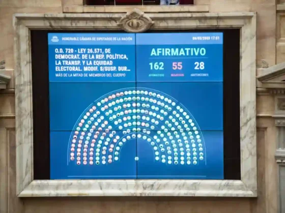 El oficialismo logró darle media sanción a la suspensión de las PASO